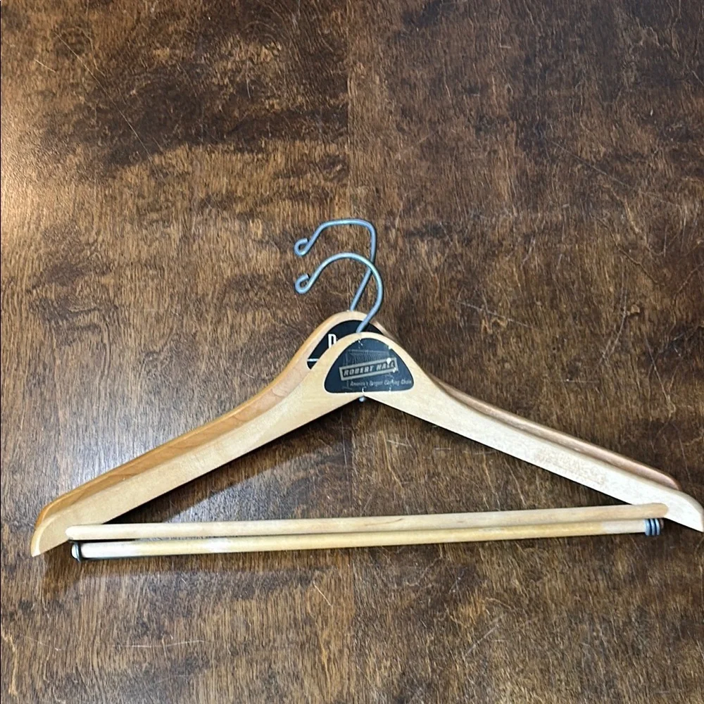 Vintage Wooden Hangers set of 2